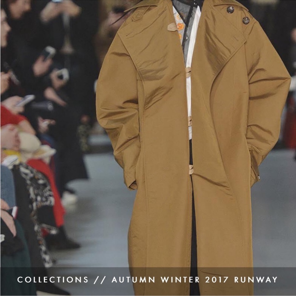 Joseph Ottis Runway Trench Coat – A/W 2017 – Lightweight Cotton Blend NWT